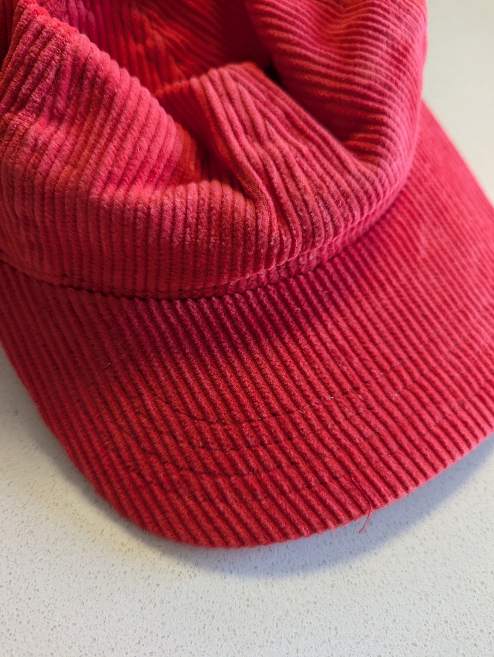 Big Bud Press | Red Corduroy Baseball Cap Dugout Hat - Picture 6 of 7